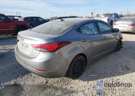2016 Hyundai Elantra Se z USA, uszkodzony, nr VIN KMHDH4AE8GU484963